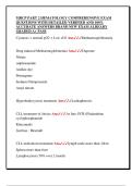 MRCP PART 2 COMPREHENSIVE EXAM QUESTIONS WITH  DETAILED VERIFIED AND 100&percnt; ACCURATE ANSWERS  BRAND NEW EXAM ALREADY GRADED A&plus; PASS 