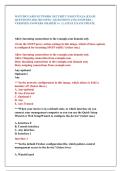 WATCHGUARD NETWORK SECURITY ESSENTIALS &lpar;EXAM  QUESTIONS 2021 REVIEW&rpar; &vert; QUESTIONS AND ANSWERS &vert;  VERIFIED ANSWERS GRADED A&plus; &vert; LATEST EXAM UPDATE 