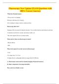 Fluoroscopy New Update EXAM Questions with 100&percnt; Correct Answers