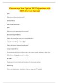 Fluoroscopy New Update TEST Questions with 100&percnt; Correct Answers