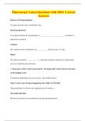 Fluoroscopy Latest Questions with 100&percnt; Correct Answers