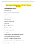 fluoroscopy Test Questions with 100&percnt; Correct Answers