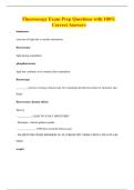 Fluoroscopy Exam Prep Questions with 100&percnt; Correct Answers