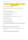 Fluoroscopy Exam Rated A &vert; Questions with 100&percnt; Correct Answers