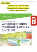 Davis Advantage for Understanding Medical-Surgical Nursing&comma; 8th Edition &ndash; Hopper & Williams &ndash; Complete Study Guide &lpar;Chapters 1&ndash;57&rpar;