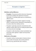 Perception vs Cognition STUDY GUIDE UPDATED&excl;&excl;&excl;