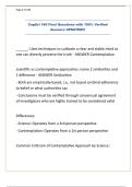 CogSci 180 Final Questions with 100&percnt; Verified Answers UPDATED&excl;&excl;&excl;&period;
