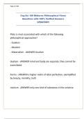 Cog Sci 180 Midterm Philosophical Views Questions with 100&percnt; Verified Answers UPDATED&excl;&excl;&excl;&period;
