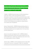 BC-TMH Prep Exam Questions Exam &lpar;2025&rpar; Exam Questions & Answers &vert; Latest Already Graded A&plus; UPDATE 2025&vert;2026 