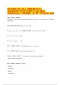 BICSI INSTALLER QUESTIONS WITH REVISED CORRECT ANSWERS A&plus; ALREADY GRADED LATEST VERSION 2025