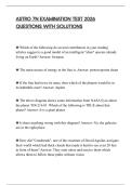 ASTRO 7N EXAMINATION TEST 2026 QUESTIONS WITH SOLUTIONS