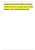 Test Bank Microbiology for the Healthcare Professional 3rd Edition By Karin C&period; Van Meter&comma;&period; Hubert Verified Chapter's 1 - 25 &vert; Complete Newest Version