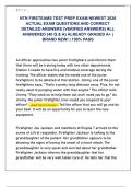 NTN FIRETEAMS TEST PREP EXAM NEWEST 2026  ACTUAL EXAM QUESTIONS AND CORRECT  DETAILED ANSWERS &lpar;VERIFIED ANSWERS&rpar; ALL  ANSWERED &lbrace;40 Q & A&rcub; ALREADY GRADED A&plus; &vert;  BRAND NEW&excl; &vert; 100&percnt; PASS 