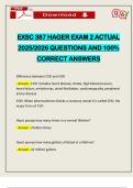 BUNDLED EXAMS&colon;&colon; EXSC 387 WITH FINALS ACTUAL 2025&sol;2026 &vert; Q&A 100&percnt; PASS