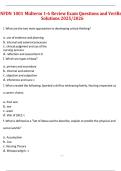 NFDN 1001 Midterm 1&ndash;6 Review &ndash; Exam Questions and Verified Solutions &lpar;2025&sol;2026&rpar;