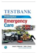 PREHOSPITAL EMERGENCY CARE&comma; 11TH EDITION MISTOVICH&comma; KEITH TEST BANK