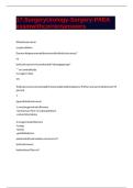 17&period; Surgery Urology- Surgery- PAEA exam with correct answers