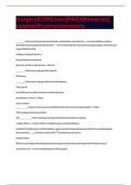 Surgery EOR Exam -PAEA Blueprint- exam with correct answers