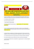 VATI Green Light Comprehensive forms A&comma;B&comma;C Exam &ndash; Questions&comma; Answers&comma; and Detailed Explanations