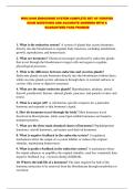 WGU D446 ENDOCRINE SYSTEM COMPLETE SET OF VERIFIED EXAM QUESTIONS AND ACCURATE ANSWERS WITH A GUARANTEED PASS PROMISE