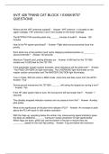 AVIT 428 TRANS CAT BLOCK 1 EXAM B737 QUESTIONS
