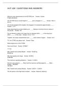 AVIT 428 1 QUESTIONS AND ANSWERS