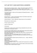 AVIT 428 TEST 3 A320 QUESTIONS & ANSWERS