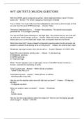 AVIT 428 TEST 2 &lpar;WILSON&rpar; QUESTIONS