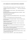 AVIT 428 BLOCK 4 EXAM QUESTIONS & ANSWERS