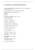 AVIT 428 TEST 1 QUESTIONS & ANSWERS