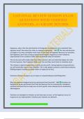 LS15 FINAL REVIEW SESSION EXAM QUESTIONS WITH VERIFIED ANSWERS&period; A&plus; GRADE 2025&sol;2026&period;