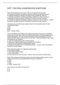 CIST 1122 FINAL EXAM REVIEW QUESTIONS