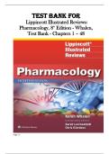 Lippincott Illustrated Reviews Pharmacology 8th Edition Test Bank &vert; Chapters 1-48 &vert; NCLEX&reg; & Nursing Exam Prep