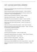 CIST 1122 EXAM QUESTIONS & ANSWERS