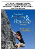Essentials of Anatomy and Physiology &lpar;2nd Edition&rpar; &ndash; Kenneth Saladin &vert; Test Bank