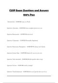 CUSP Exam Questions and Answers 100&percnt; Pass