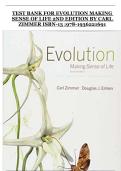 Evolution&colon; Making Sense of Life &lpar;2nd Edition&rpar; &ndash; Carl Zimmer &vert; Test Bank