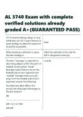 AL 3740 Exam with complete verified solutions already graded A&plus;&lpar;GUARANTEED PASS&rpar;