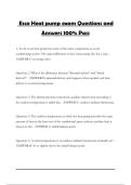 Esco Heat pump exam Questions and Answers 100&percnt; Pass