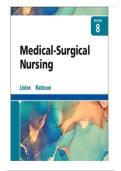 TEST BANK Medical-Surgical Nursing &lpar;8th Ed&rpar; by Adrianne Dill Linton&semi; Matteson&vert; Latest Exams questions 100&percnt; Veri&filig;ed Answers