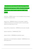 Foundations and Adult Health Nursing Exam Questions & Answers &vert; 100&percnt; Verified solutions &vert;Questions with Correct Answers 2025 latest update