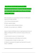 Geri &lpar;Exam 2&rpar; EXAM &lpar;updated 2025&rpar; Questions & Answers &vert; Latest Already Graded A&plus; UPDATE 2025&vert;2026 Geri &lpar;Exam 2&rpar; Study Guide 100&percnt; Pass