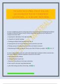 NCLEX NGN PRE-TEST EXAM QUESTIONS WITH VERIFIED ANSWERS&period; A&plus; GRADE 2025&sol;2026