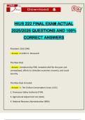 HIUS 222 FINAL EXAM ACTUAL 2025&sol;2026 QUESTIONS AND 100&percnt; CORRECT ANSWERS