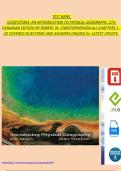 GEOSYSTEMS: An Introduction to Physical Geography (5th Canadian Edition) – Robert W. Christopherson – Complete Test Bank (Chapters 1–20, Updated Version)