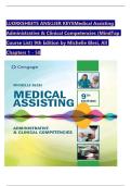 WorkSheet Answer keys for Medical Assisting Administrative & Clinical Competencies &lpar;MindTap Course List&rpar; 9th Edition by Michelle Blesi Chapter 1-58