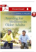 &ast;&ast;&ast;&ast;&ast;INSTANT DOWNLOAD&ast;&ast;&ast;Test Bank For Nursing for Wellness in Older Adults Miller 8th Edition