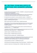 BIL 150 FINAL EXAM-MALLERY&vert;&vert; 123 QUESTIONS AND ANSWERS &lpar;GRADED A&plus;&rpar;