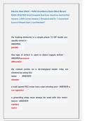 Electric Heat ESCO - HVAC Excellence Exam Most Recent  Exam 2025&sol;2026 Actual Complete Real Exam  Questions And Verified  Answers &vert; 100&percnt; Correct Answers &vert; Already Graded A&plus; &vert;  Guaranteed  Success&excl;&excl; Newest Exam &vert; Just Released&excl;&excl;