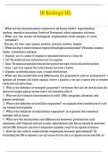 IB Biology HL &ndash; Complete Study Guide with Summaries&comma; Notes&comma; and Exam Practice Questions